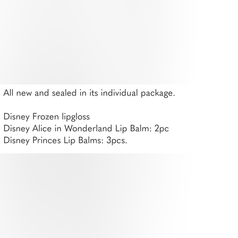 Disney Assorted Lip Balm Lip Gloss Set - Picture 3 of 3